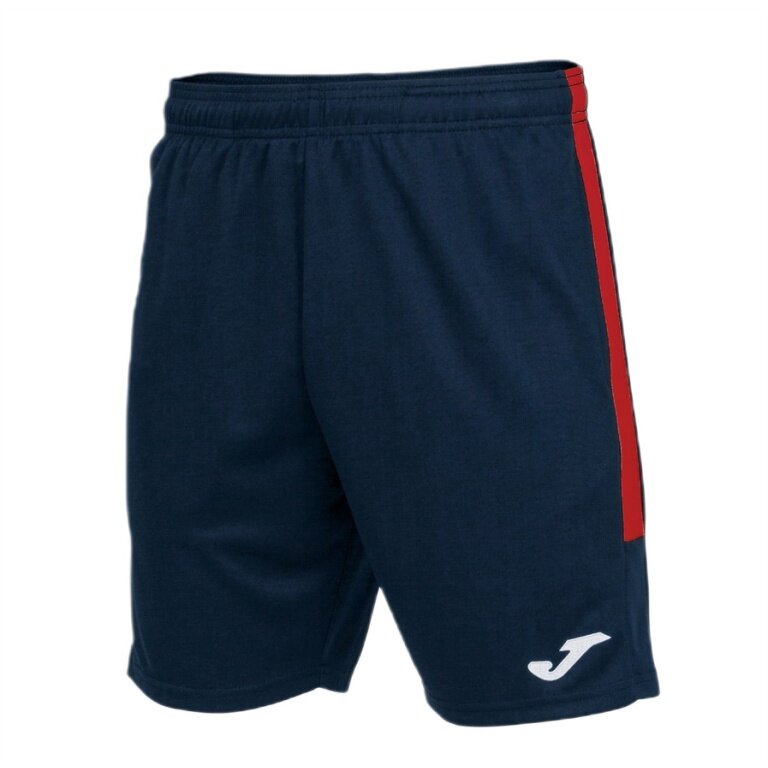 Joma Eco Championship Bermuda Training Trousers (optimal freedom of movement, elastic waistband with drawstring) short navy/red men's