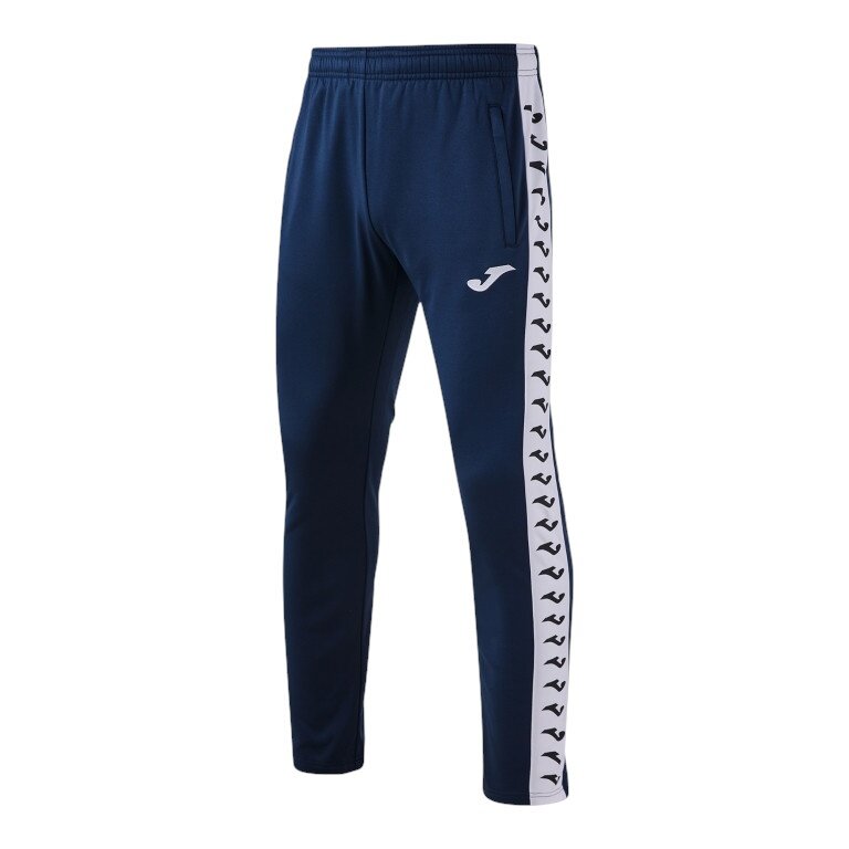 Joma Heroic Training Trousers (100% Polyester, with Side Pockets) Long Navy Blue Men's