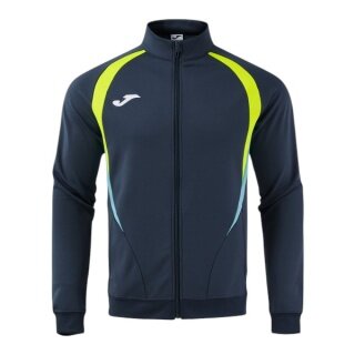 Joma Championship 20 Training Jacket (breathable, comfortable, recycled polyester) navy blue/neon yellow men's