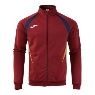 Joma Championship 20 Training Jacket (breathable, comfortable, recycled polyester) burgundy/dark blue men's