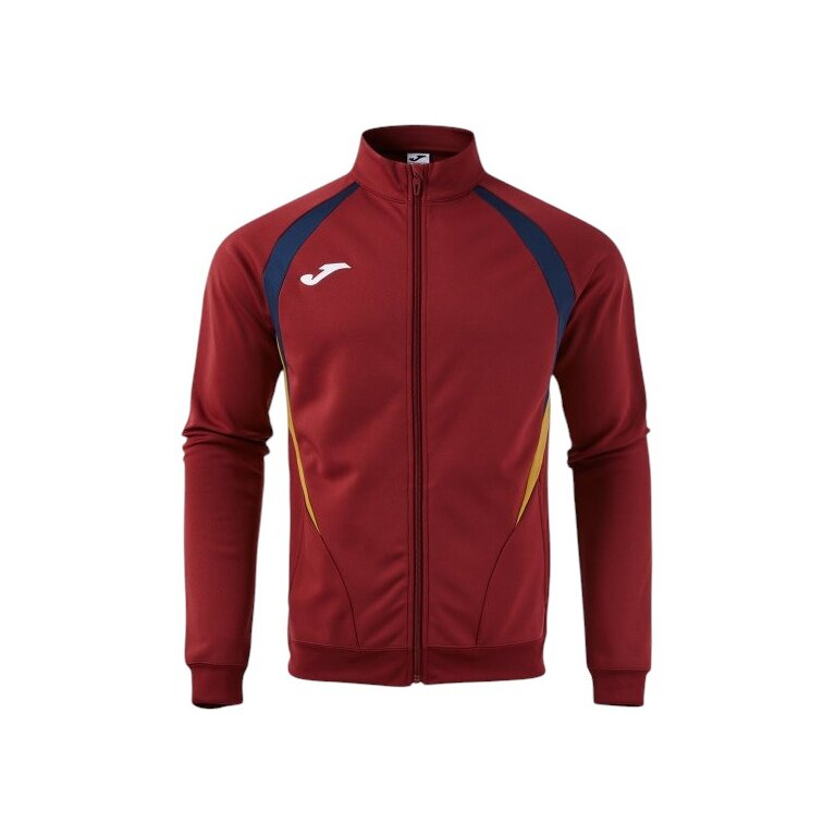 Joma Championship 20 Training Jacket (breathable, comfortable, recycled polyester) burgundy/dark blue men's