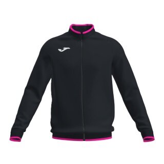 Joma Training Jacket Combi Premium (with side pockets, breathable functional material) black/pink men's