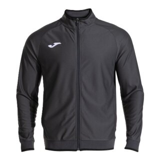 Joma Training Jacket Combi Premium (with side pockets, breathable functional material) anthracite grey/black men's
