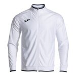 Joma Training Jacket Combi Premium (with side pockets, breathable functional material) white/navy men's