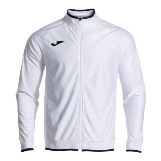 Joma Training Jacket Combi Premium (with side pockets, breathable functional material) white/navy men's