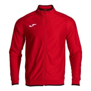 Joma Training Jacket Combi Premium (with side pockets, breathable functional material) red/black men's