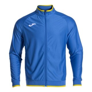 Joma Training Jacket Combi Premium (with side pockets, breathable functional material) royal blue/yellow men's