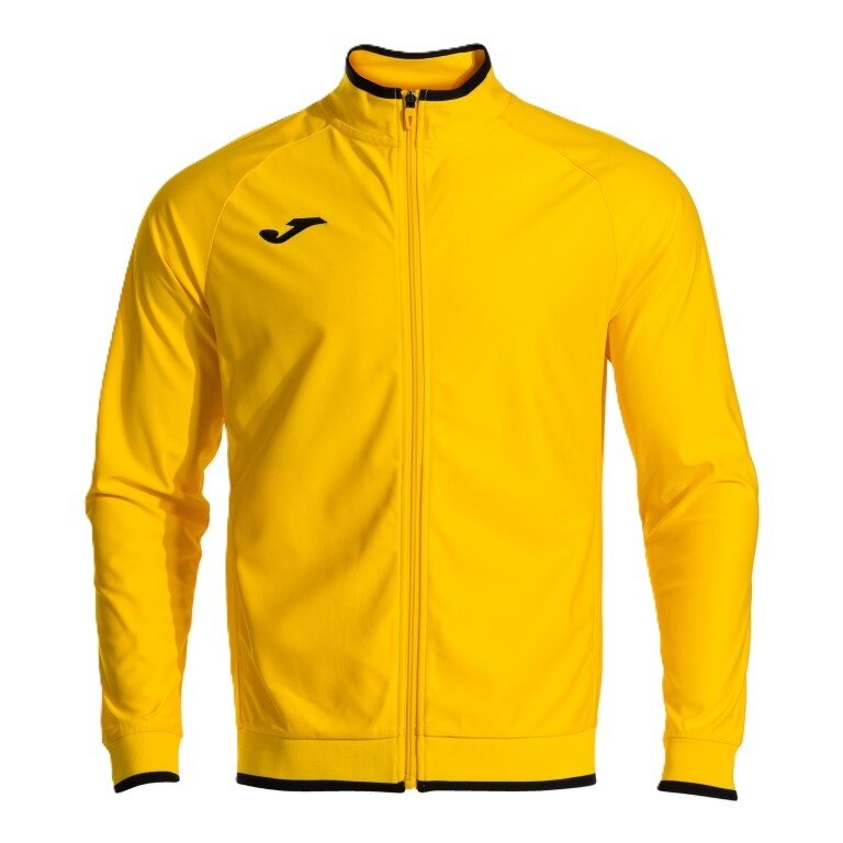 Joma Training Jacket Combi Premium (with side pockets, breathable functional material) yellow/black men's