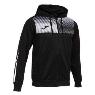 Joma Eco Supernova Full Zip Training Jacket with Hood (recycled polyester, soft material) black men's