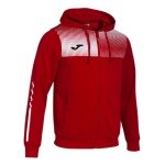 Joma Eco Supernova Full Zip Training Jacket with Hood (recycled polyester, soft material) red/white men's