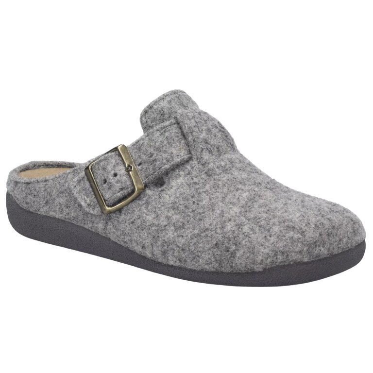 Josef Seibel slippers felt slippers Cara 01 grey ladies