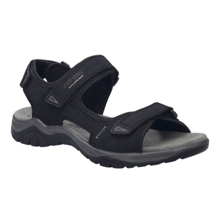 Josef Seibel Sandal Arlo 02 (Leather) black Men's