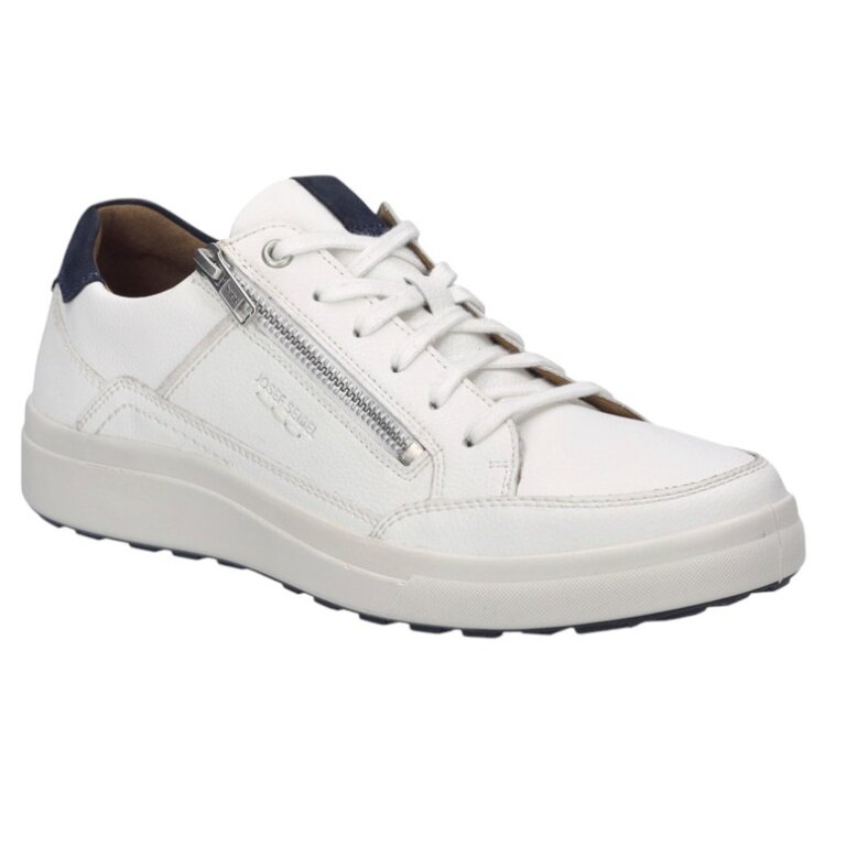 Josef Seibel Sneaker Maddox 07 (leather) white/dark blue men's