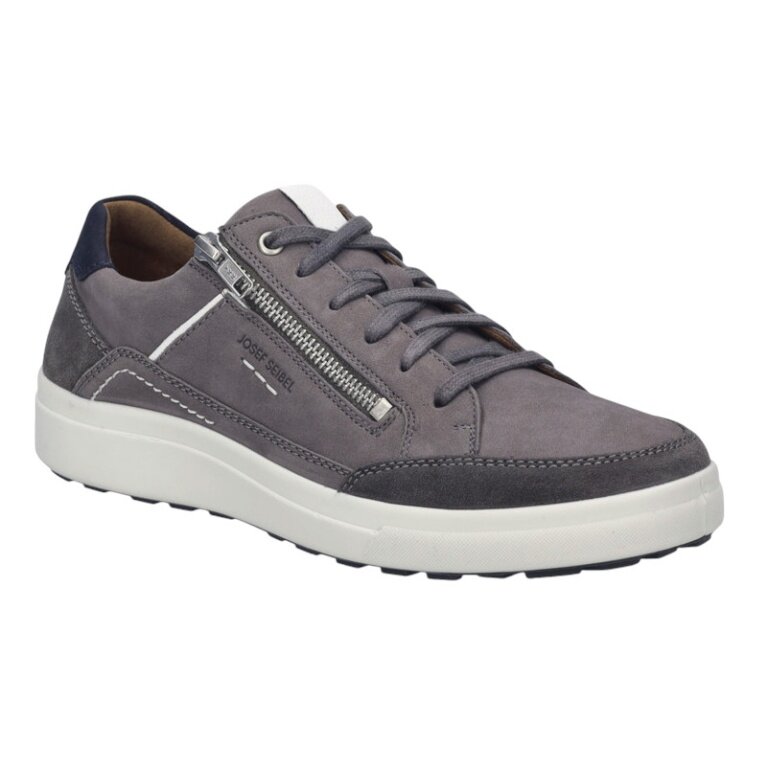 Josef Seibel Sneaker Maddox 07 (Leather) asphalt grey/multi men's