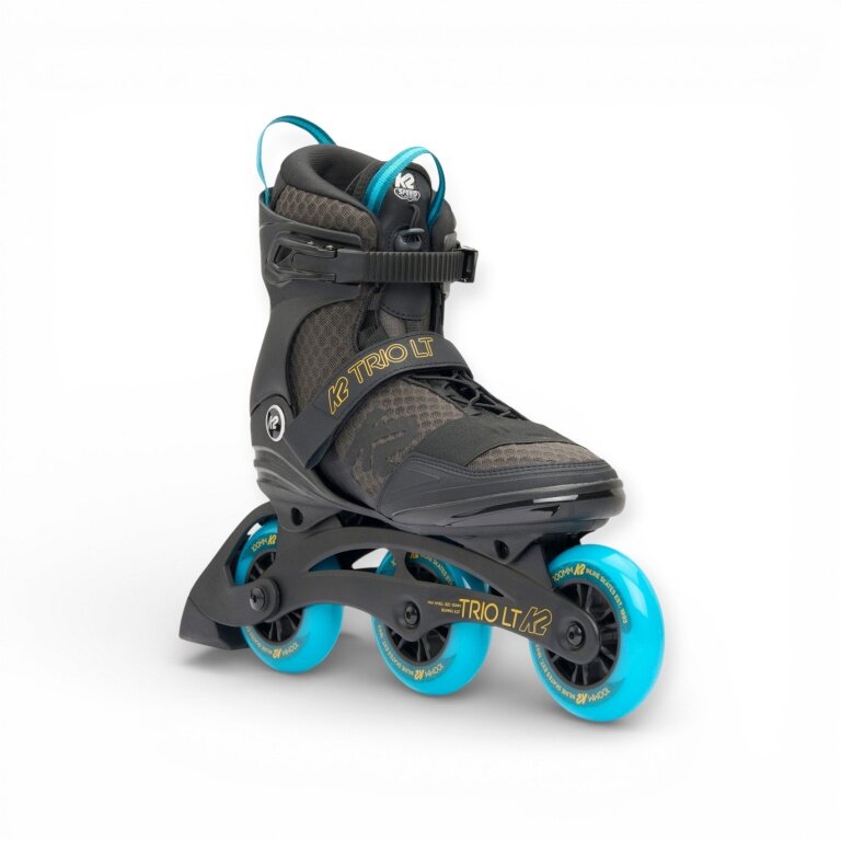 K2 Inline Skates Trio LT 100 (Wheels: 100mm/83A, Bearings: ILQ 7) black/blue men's