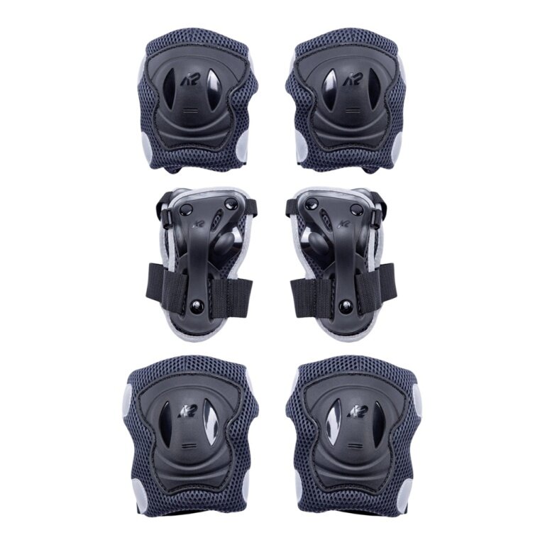 K2 Protective Equipment Performance Pad Set (Knee Pads, Elbow Pads, Wrist Protection) Ladies - Set of 3