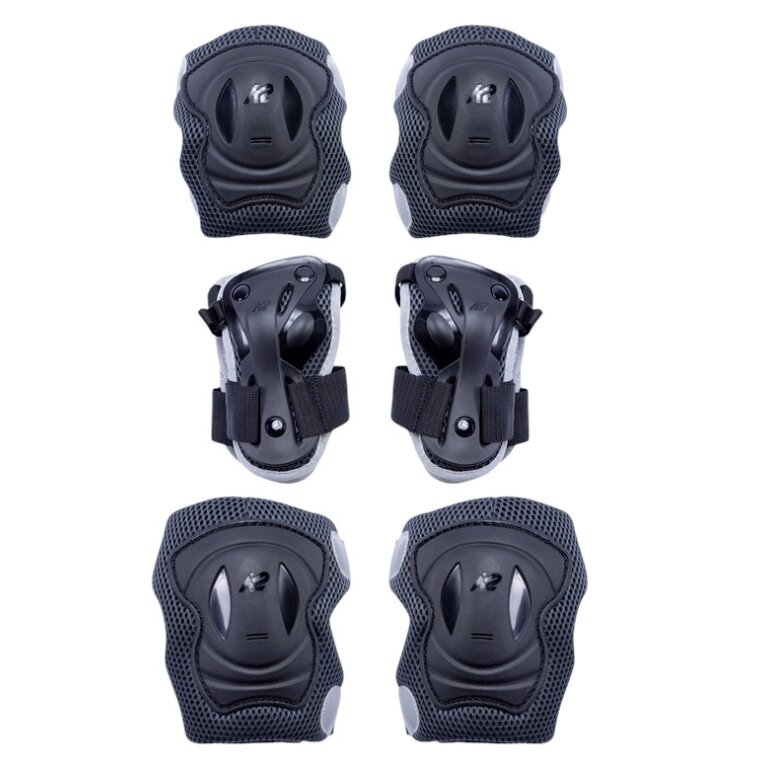 K2 Protective Gear Performance Prime Pad Set (Knee Pads, Elbow Pads, Wrist Protection) Men's - Set of 3