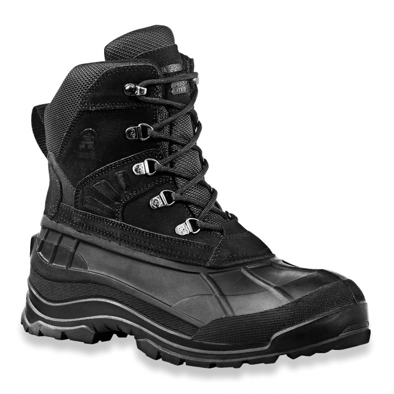 Kamik Winter Boots Fargo 2 (Suede, waterproof) black men's