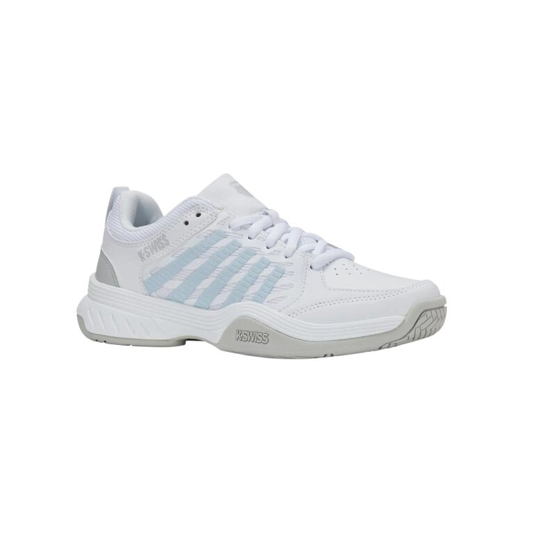 KSwiss Court Express 2 Allcourt Tennis Shoes 2025 white/blue ladies