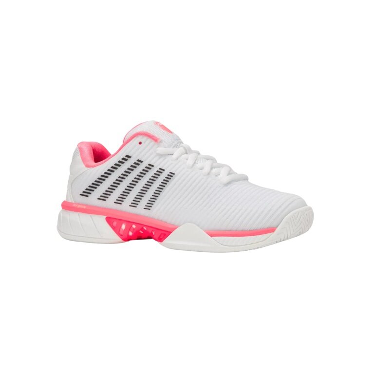 KSwiss Tennis Shoes Hypercourt Express 2 Allcourt 2025 white/pink/black ladies
