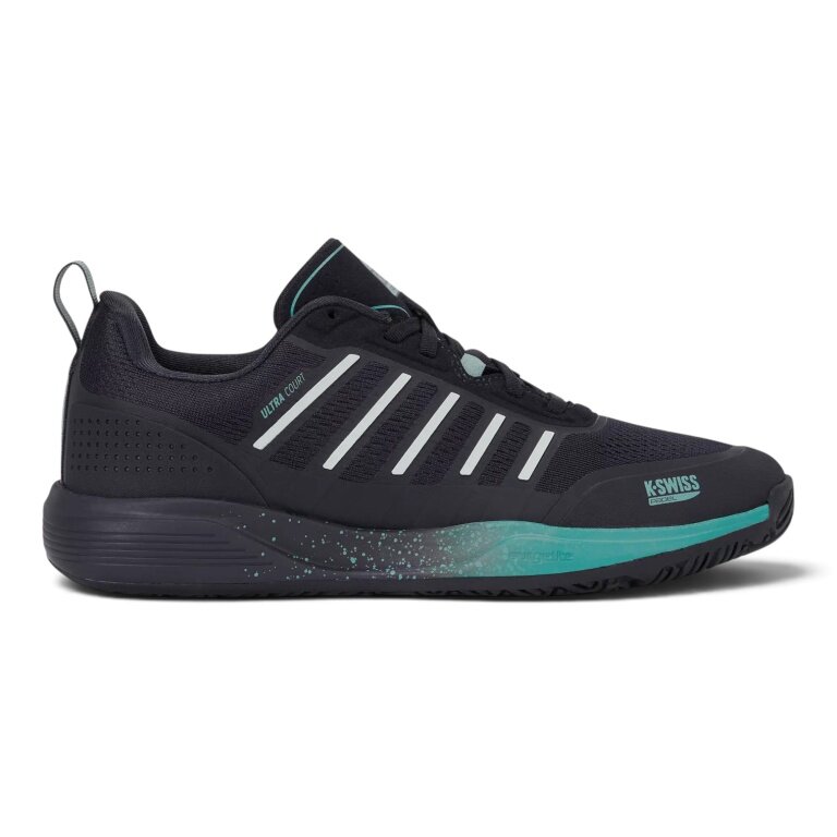 KSwiss Padel Shoes Ultra Court Carbon Grey/Blue Men's