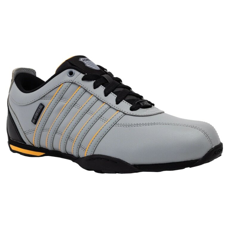 KSwiss Arvee 1.5 Leather Sneakers 2026 grey/black/orange men's