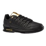 KSwiss Rinzler GT Sneakers (Leather, Comfortable Fit) Black/Gold Men's