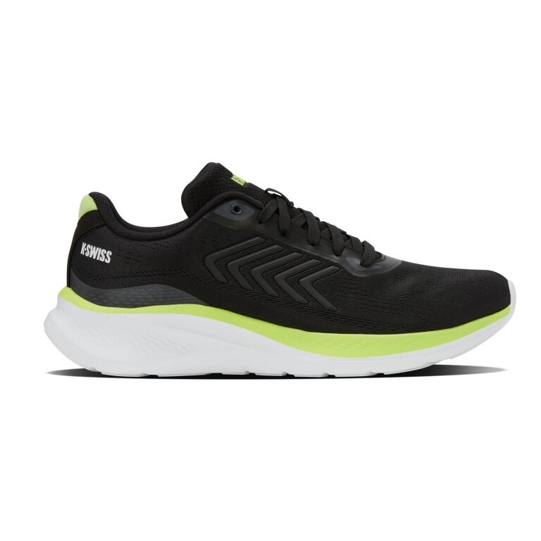 KSwiss Selby trainers black/white/lime men's
