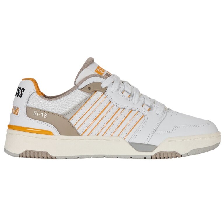 KSwiss Sneaker Si-18 Rival (Leather) 2025 white/taupe/orange men's