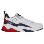 KSwiss Sneaker Techna Trainer (Leather) white/navy blue/red Men's