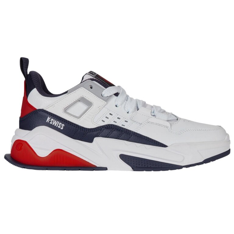 KSwiss Sneaker Techna Trainer (Leather) 2025 white/navy blue/red men's