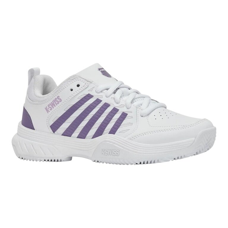 KSwiss Court Express 2 Clay/Sand Tennis Shoes 2026 White/Lavender Ladies