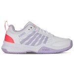 KSwiss Court Express 2 Clay/Sand Tennis Shoes 2025 White/Orchid/Pink Ladies