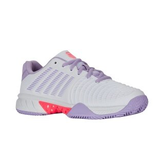 KSwiss Tennis Shoes Express Light 3 Clay/Sand Court 2025 White/Purple Ladies