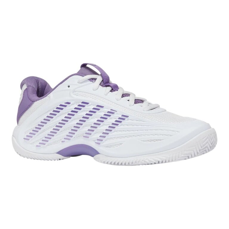 KSwiss Hypercourt Express 3 Clay/Sand Court Tennis Shoes white/purple Ladies