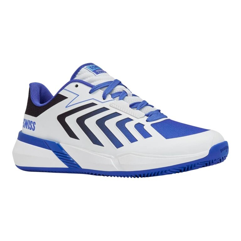 KSwiss Ultrashot Team 2 Tennis Shoes Clay/Sand Court 2026 White/Dazzling Blue Men's