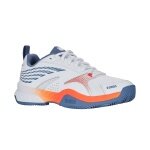 KSwiss Speedex HB Clay/Sand Court Tennis Shoes White/Infinity Blue/Orange Men's