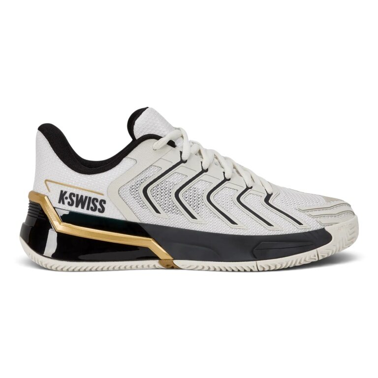 KSwiss Ultrashot 4 Tennis Shoes Clay/Sand Court 2026 white/black/gold men's