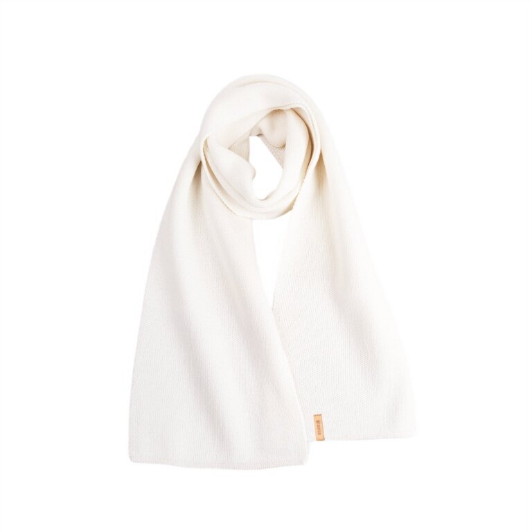 Kama Scarf (100% Merino Wool) S07 - white 170m x 22cm - 1 piece