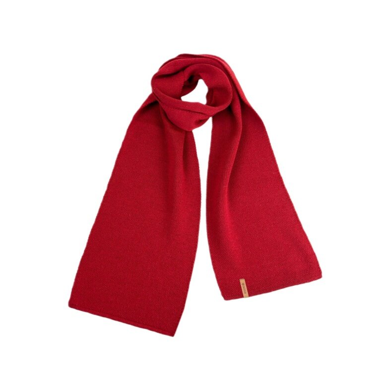 Kama Scarf (100% Merino Wool) S07 - red 170m x 22cm - 1 piece