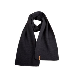 Kama Scarf (100% Merino Wool) S07 - black 170m x 22cm - 1 piece