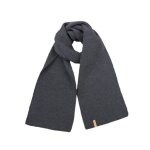Kama Scarf (100% Merino Wool) S07 - dark grey 170m x 22cm - 1 piece