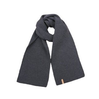 Kama Scarf (100% Merino Wool) S07 - dark grey 170m x 22cm - 1 piece
