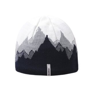 Kama knitted hat (beanie) K64 Merino Kamakadze - black/grey/white - 1 piece