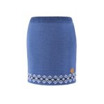 Kama Winter Skirt 6011 made of merino wool (windproof, lined) denim blue ladies