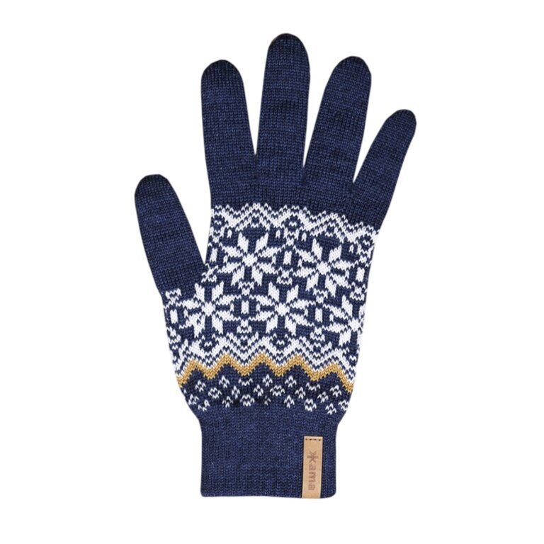 Kama Winter Gloves R116 (Merino Wool, warm) navy blue - 1 pair