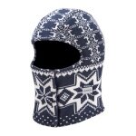 Kama Sturmhaube DW22 (windproof, breathable, very warm) - navy blue/white - 1 piece