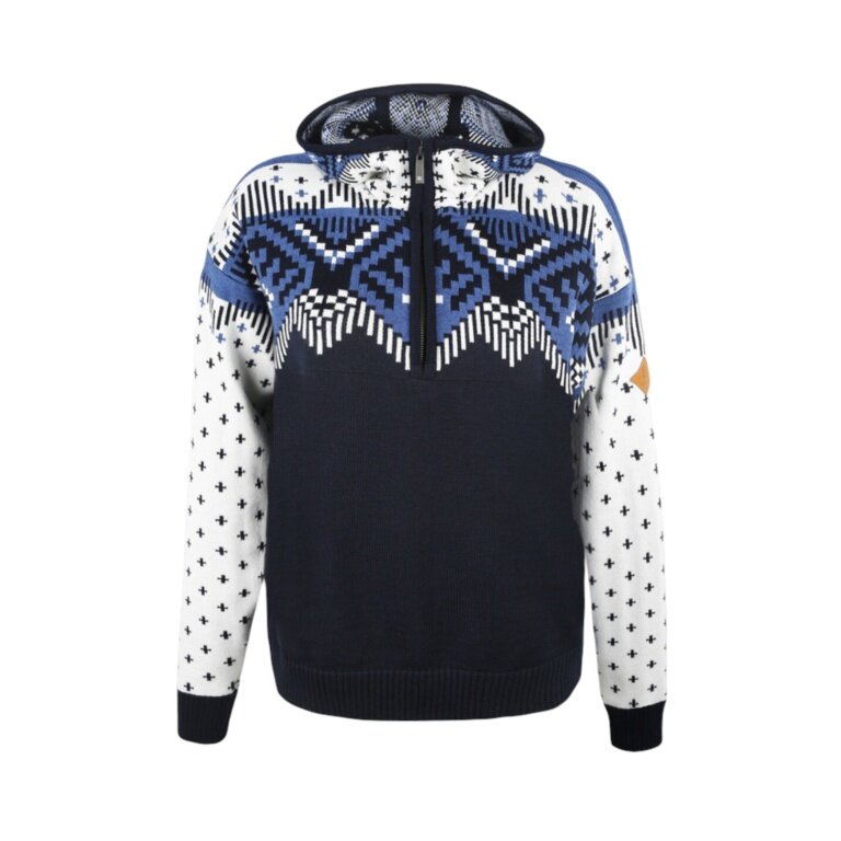 Kama Hooded Sweatshirt Kamakadze 5057 Half Zip (Merino Wool Blend) navy blue Ladies