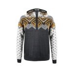 Kama Hooded Sweatshirt 5057 Kamakadze Half Zip (Merino Wool Blend) Graphite Grey Ladies