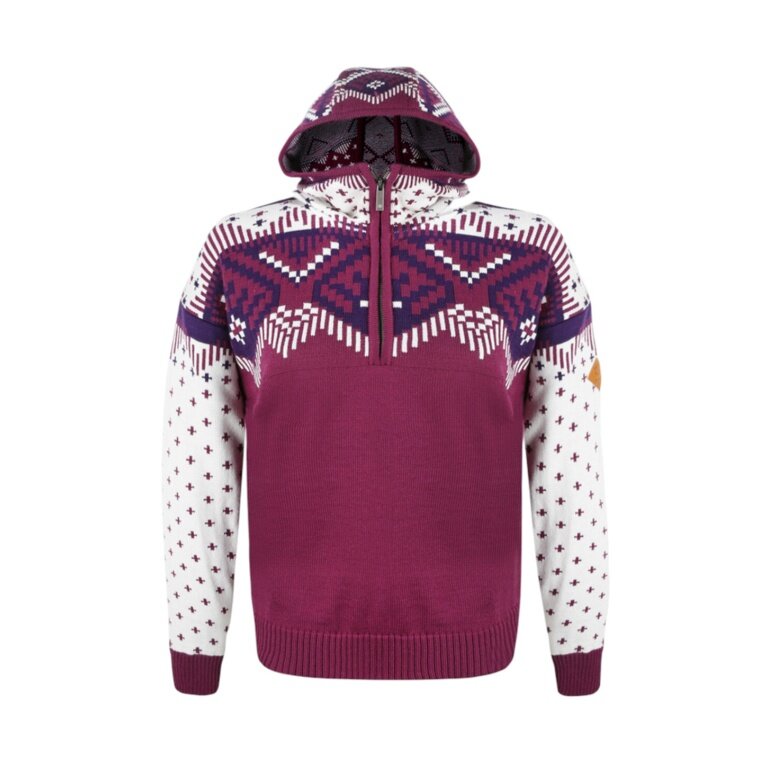 Kama Hooded Sweatshirt 5057 Kamakadze Half Zip (Merino Wool Blend) pink Ladies